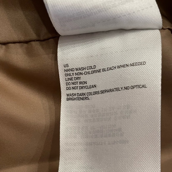 UNIQLO Women Fall / Spring Zipper Coat / Jacket with hood Khaki Size XS - Picture 5 of 8